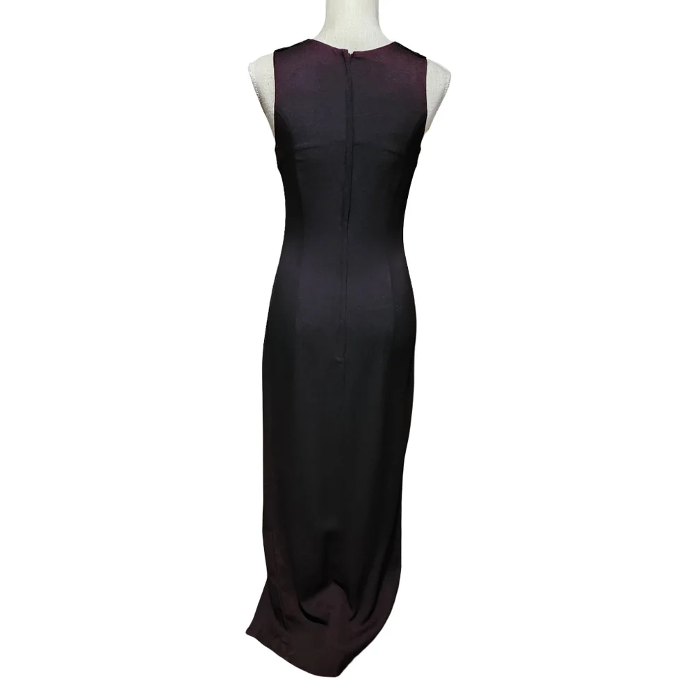 JESSICA MCCLINTOCK Womens Small Black Lace Maxi Dress Whimsigoth Gown Gothic - Picture 5 of 13